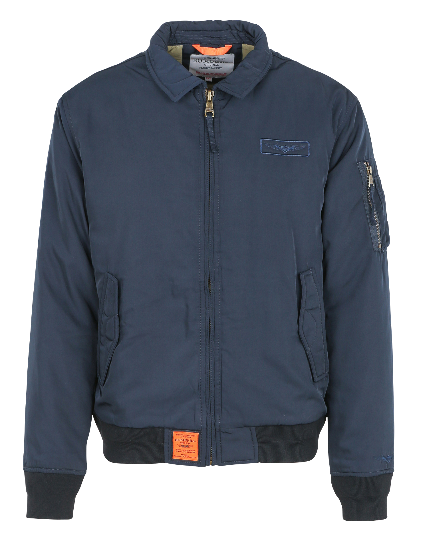 CORNELL - Blouson col à revers droit | Bleu