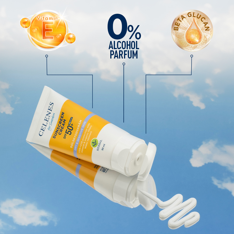 Celenes Herbal sunscreen sensitive/dry skin SPF50+ (50 ml)