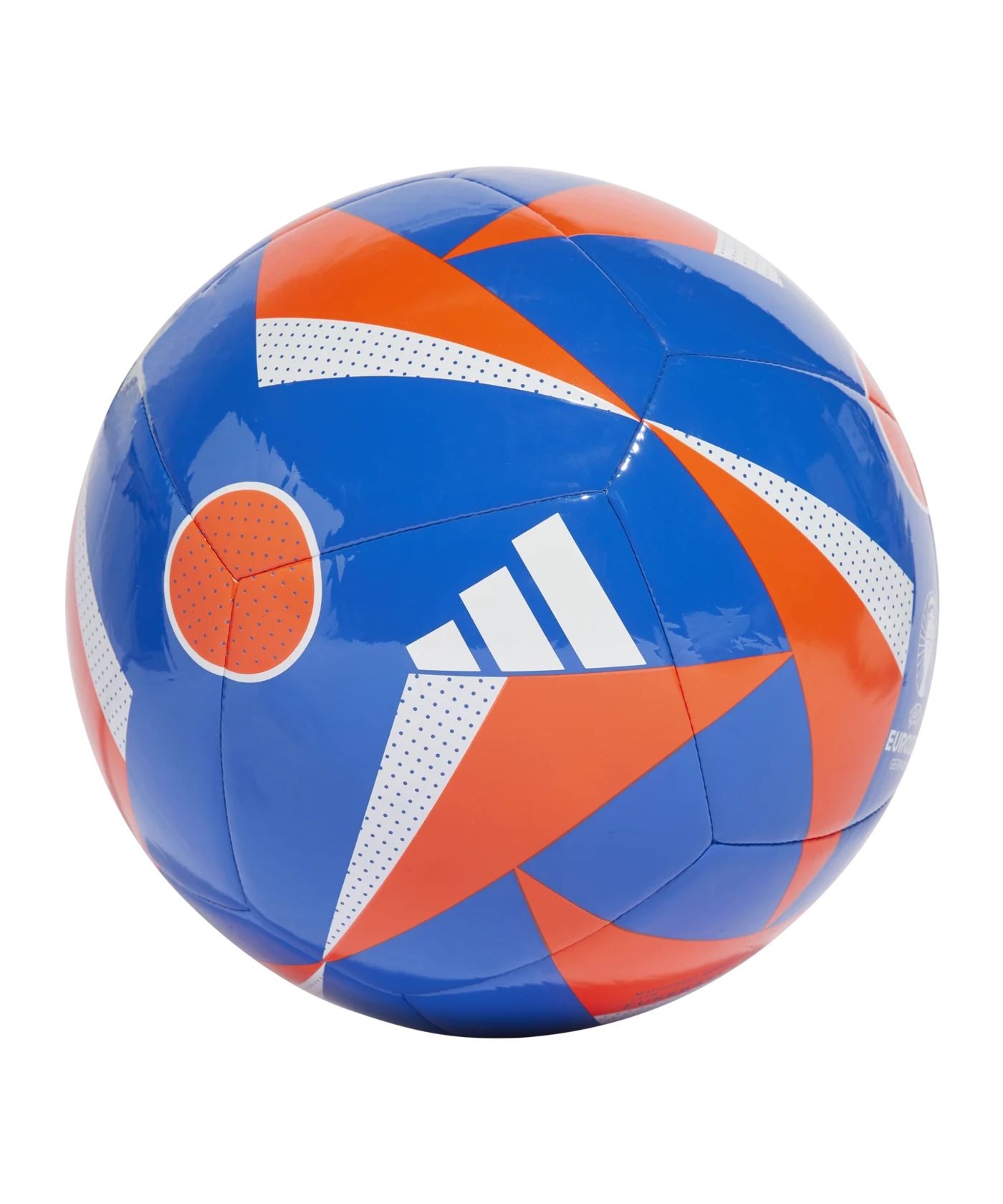 adidas Fussballliebe Club Trainingsball EM 2024 Blau Rot Weiss