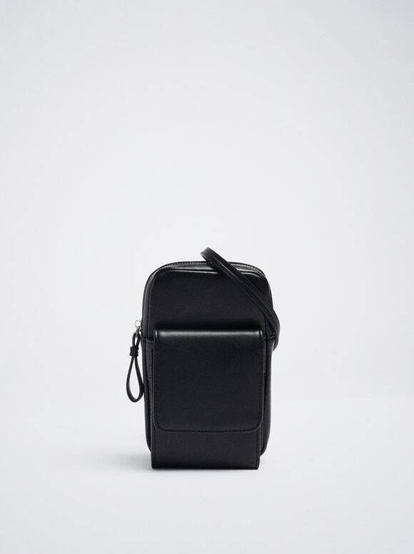 Bolsa Para Móvil Con Bandolera - Negro