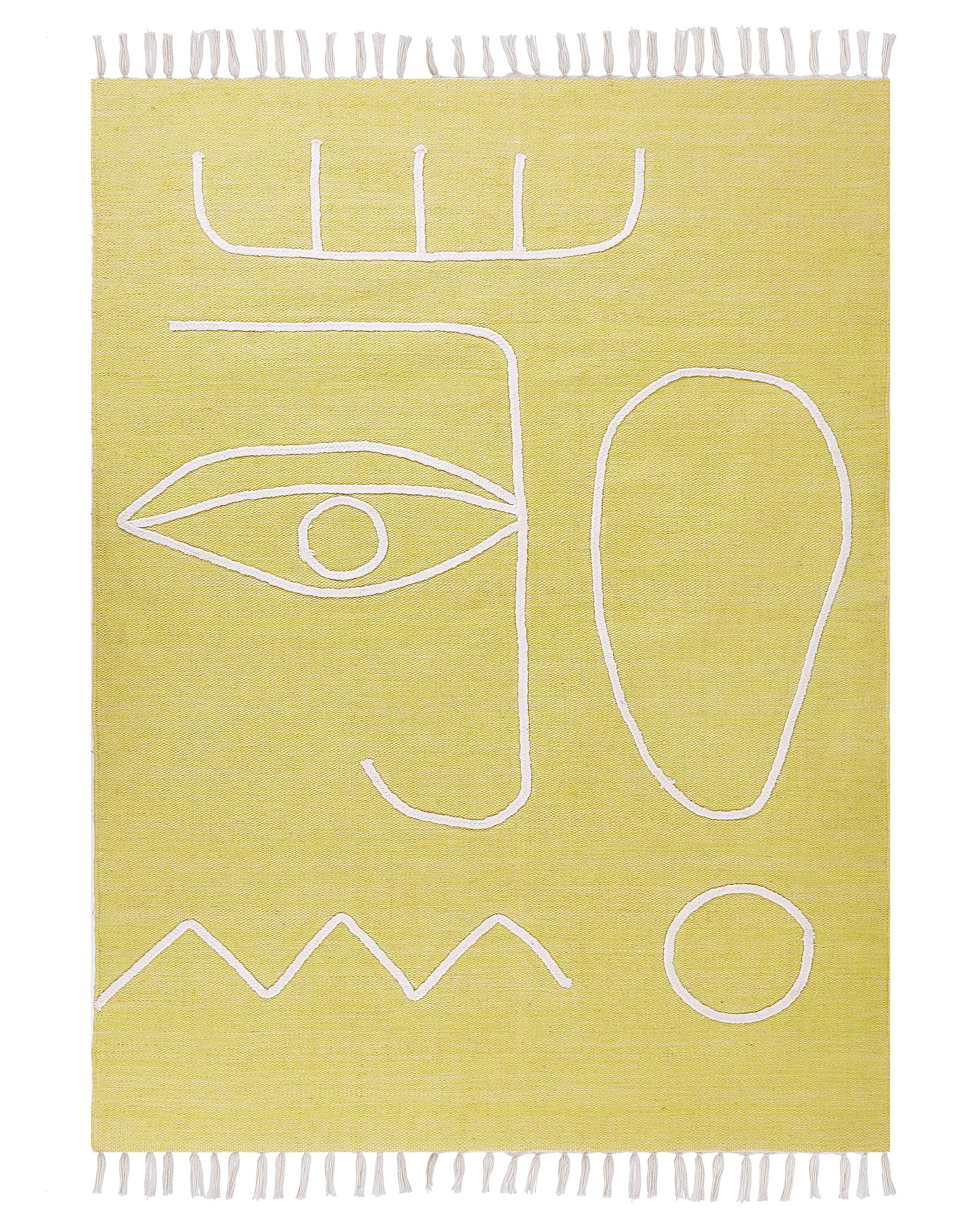Tuintapijt YAVU Geel 140 x 200 cm