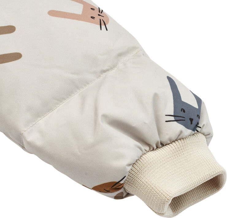 Liewood Polle Down Puffer Jacket Bunny / Sa Bunny / sandy