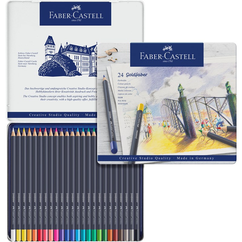 Faber-Castell<br>Farveblyant Goldfaber 24 stk.