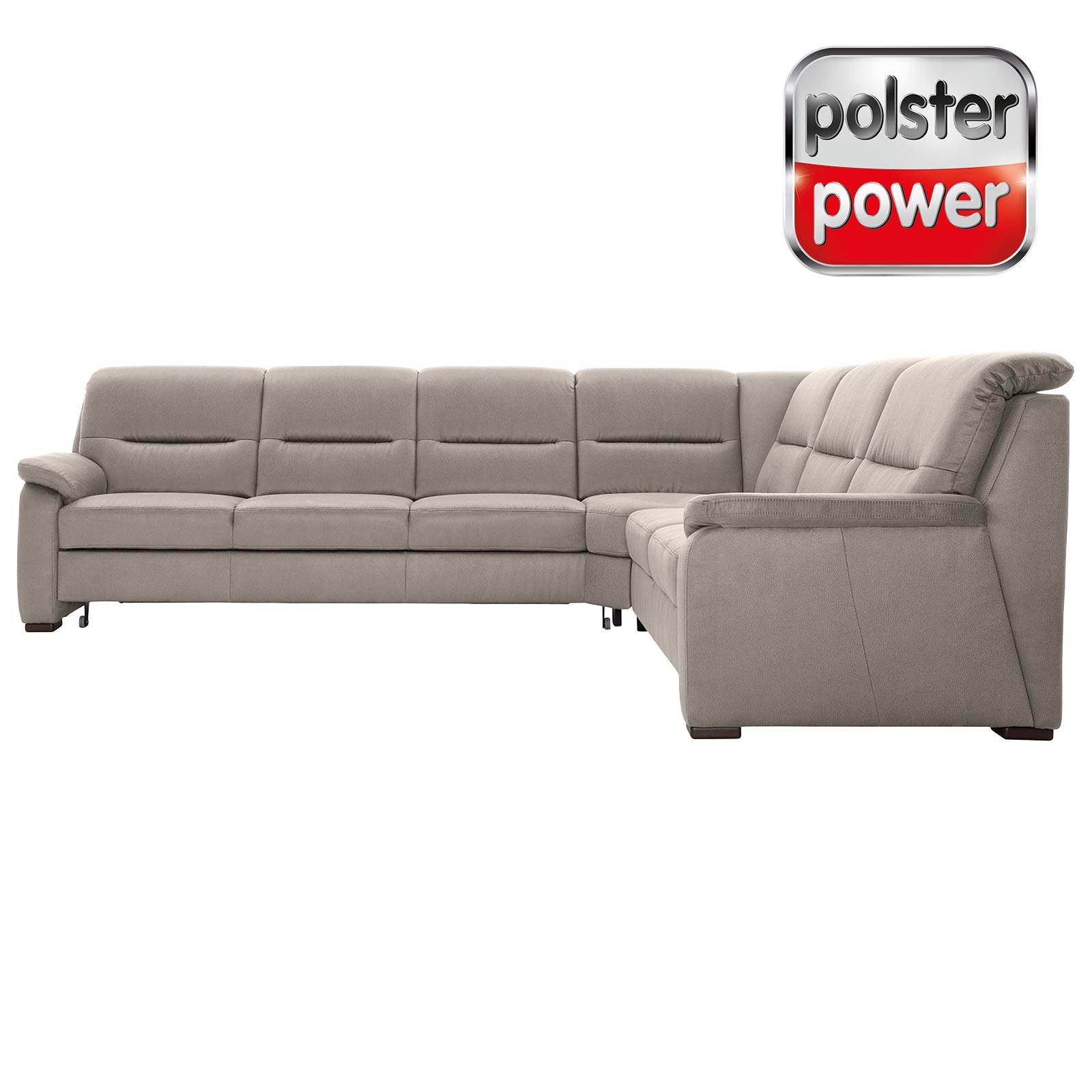 polsterpower Ecksofa - Holiday alu - Basismodell - rechts
