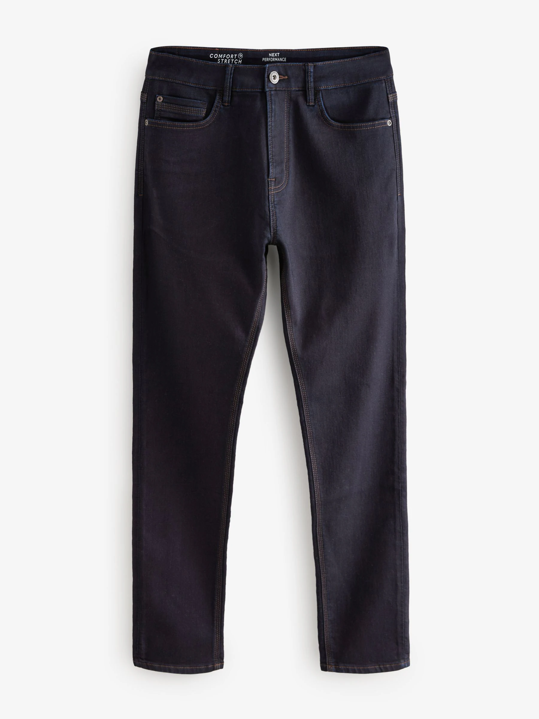 Indigo blauwe wassing - Strakke Pasvorm - Comfortabele stretchjeans