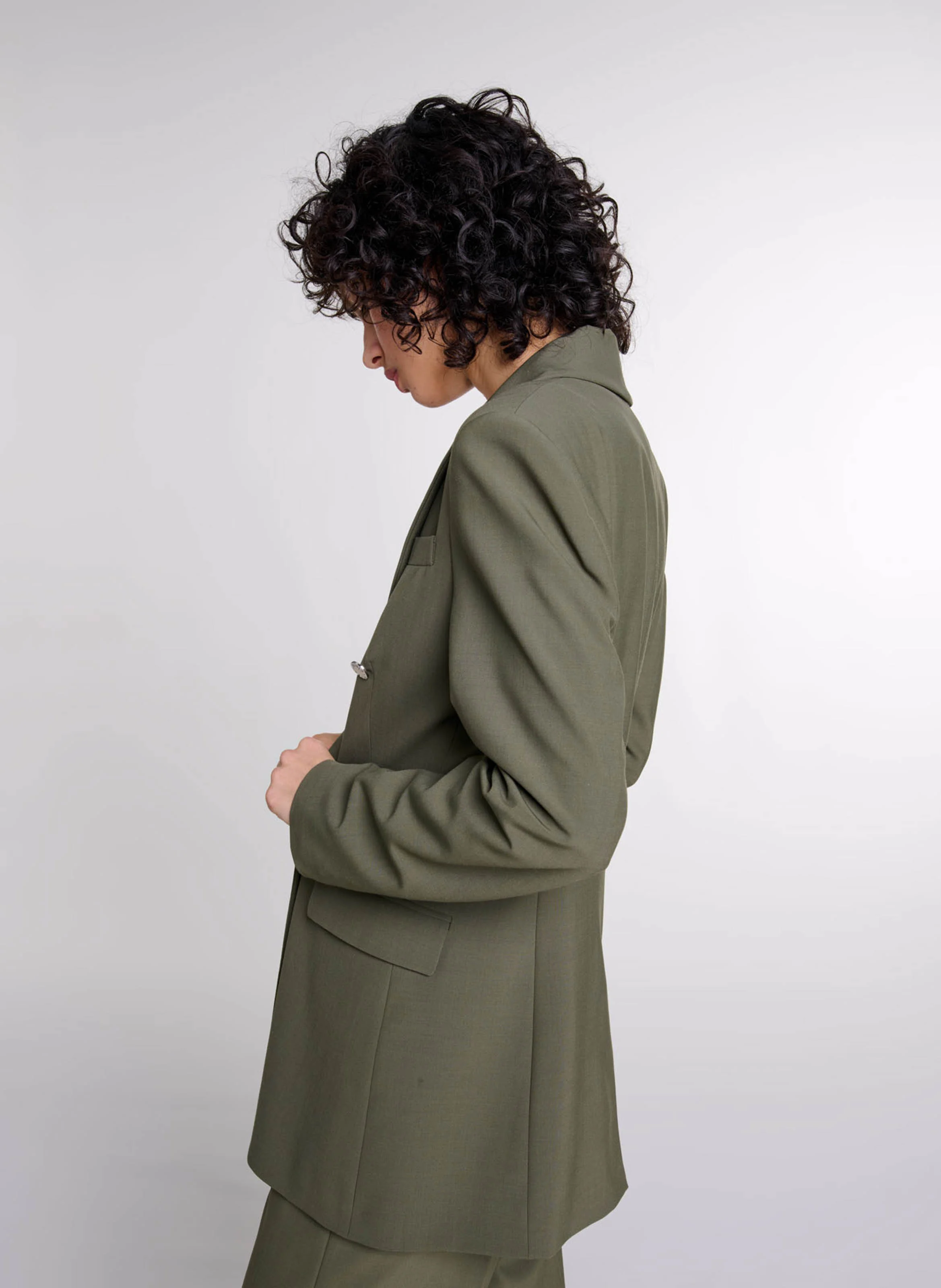 Veste de tailleur esprit officier | Kaki