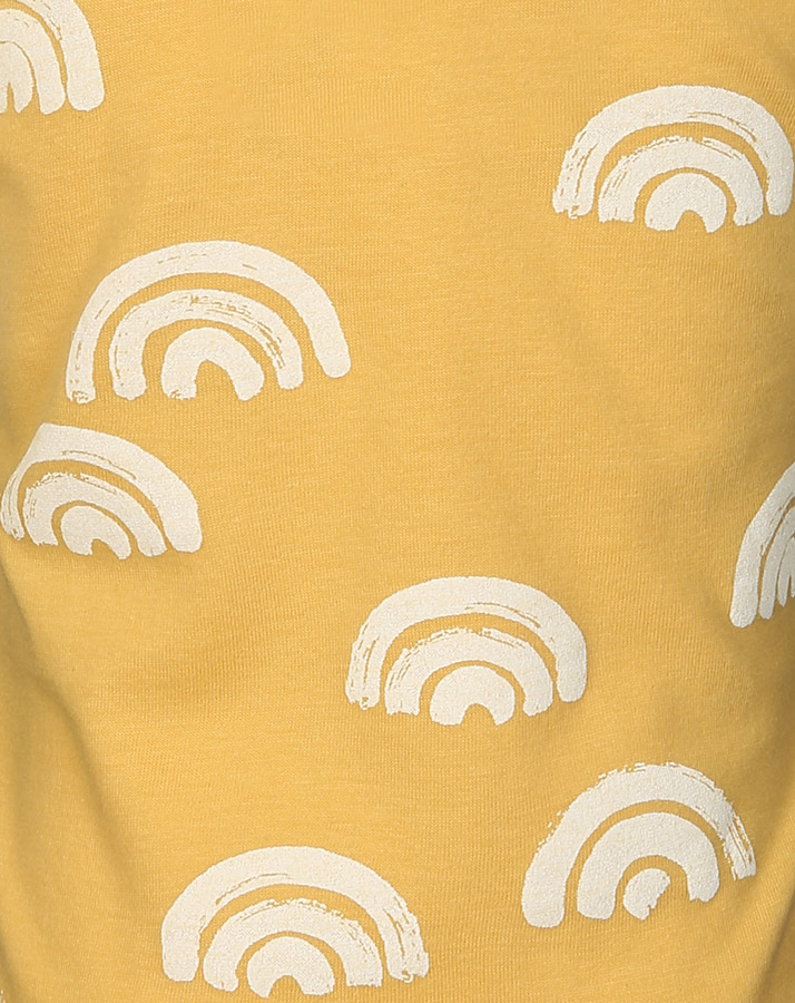 T-Shirt PURE – CLOUDS in gelb