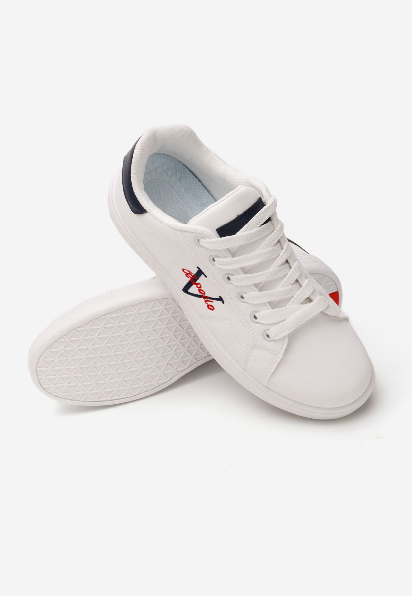 Baskets pour hommes blancs Bobbi