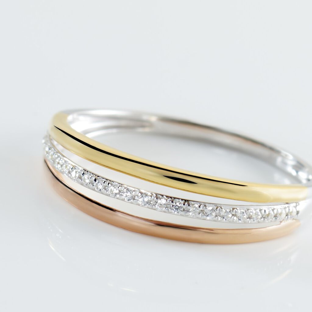 Bague Or Tricolore Vanadis Diamants
