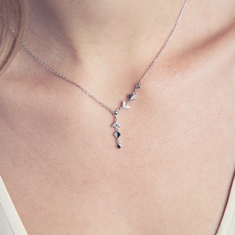Collier Y en Argent