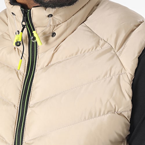 Doudoune Sans Manches Beige