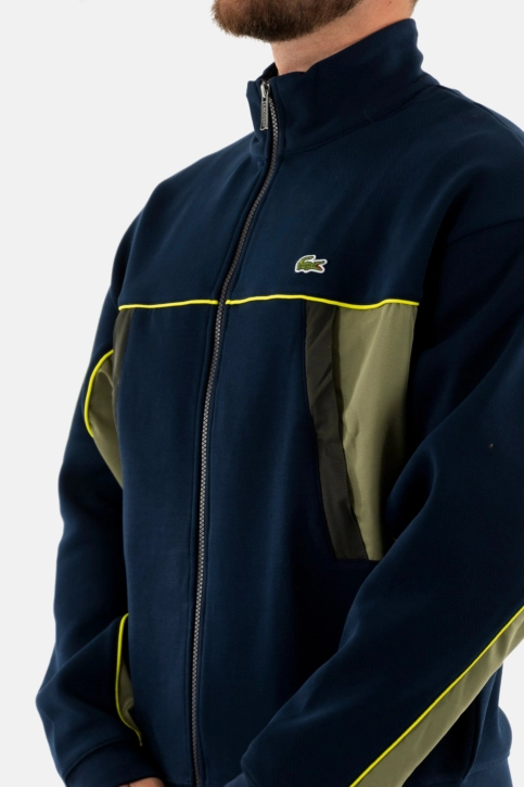 Blousons et vestes lacoste sh2808 ibg marine/aubier-kaki-luciol