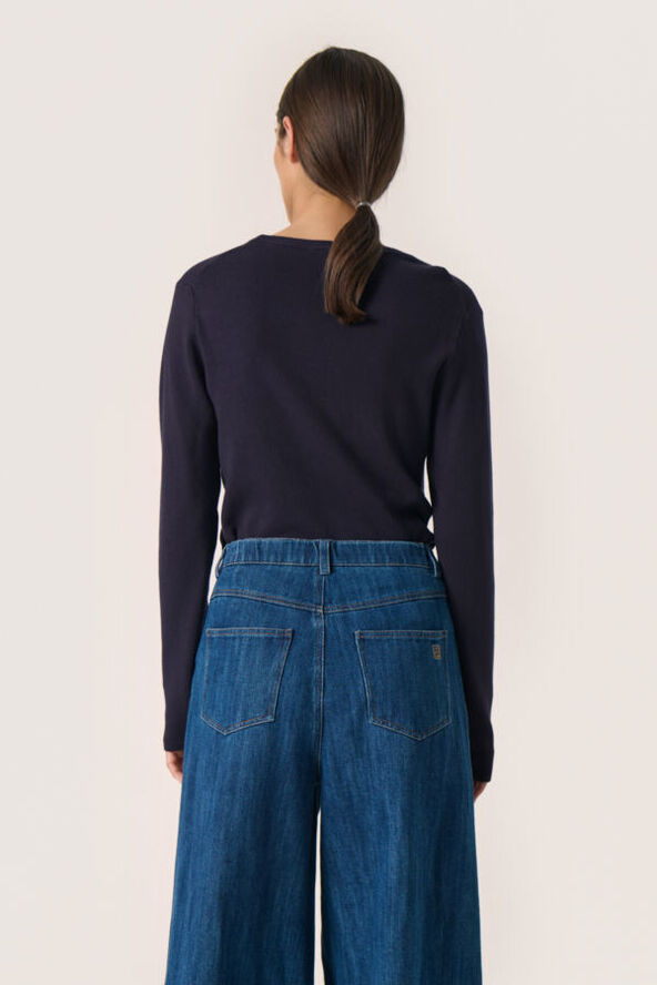Soaked in Luxury SLPina Pullover LS Night sky