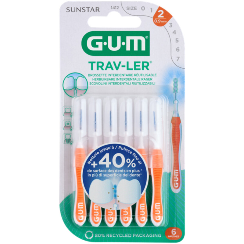 GUM Trav-ler rager 0,9 mm