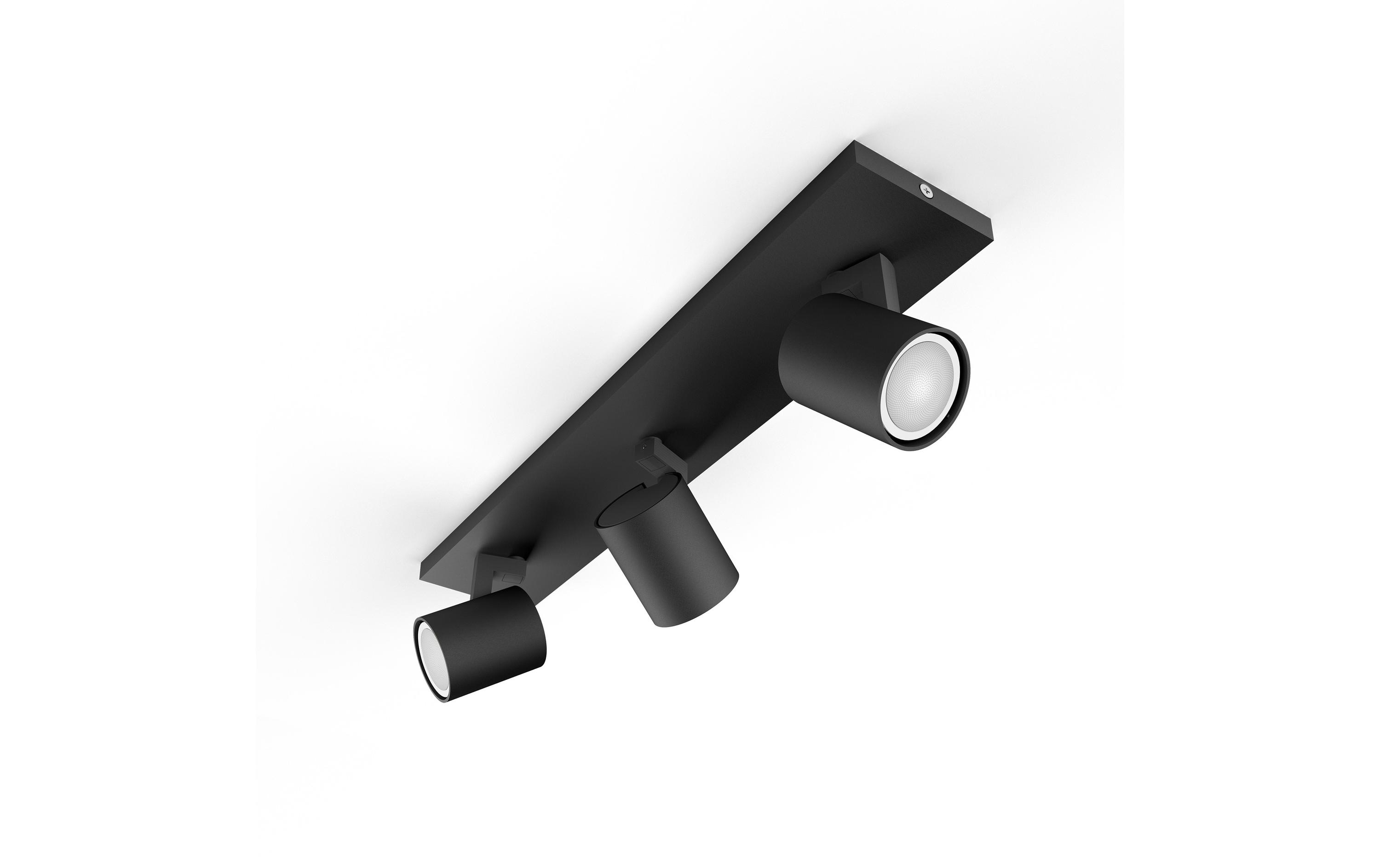 White Ambiance Runner 3er-Spot Schwarz<br>Flexibles Licht für jeden Raum