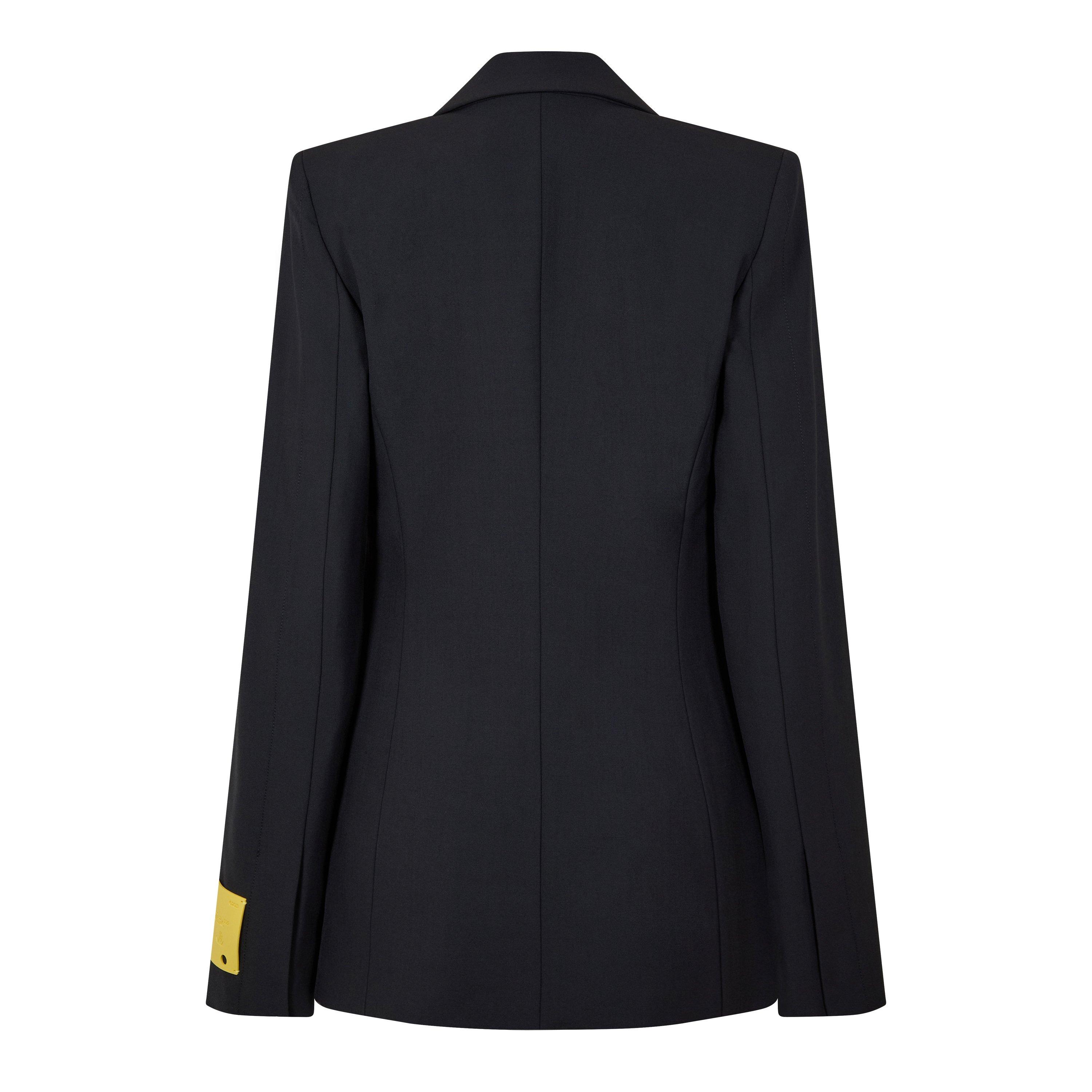 Off White Duchesse Twisted Blazer