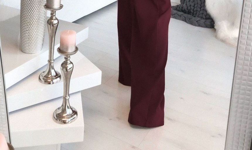Grizelda - Off-Shoulder Jumpsuit met Wijde Pijpen