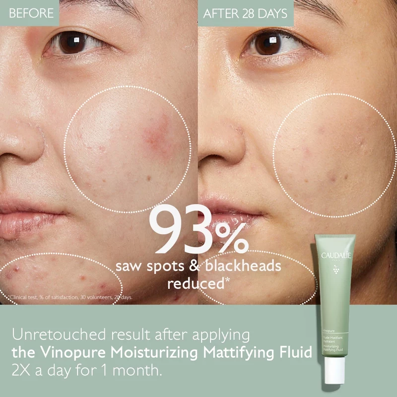 Caudalíe Vinopure Moisturizing Mattifying Fluid 40 ml