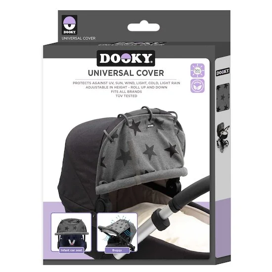 Housse Universelle   Etoiles Grises        de               Dooky