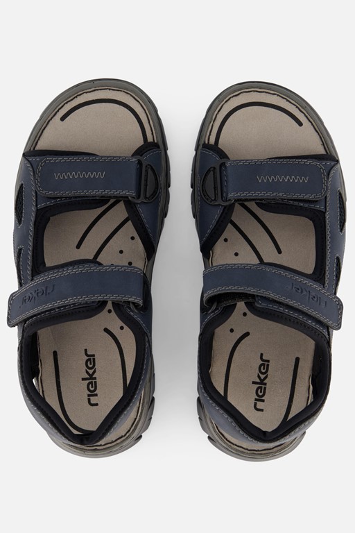 Rieker Balti Sandalen blauw Leer