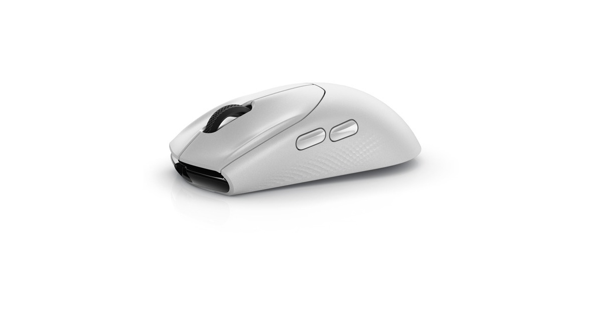 AlienwareTri-Mode draadloze gamingmuis - AW720M  (Wit, 26.000 DPI, 2,4 GHz / Bluetooth / USB-C)