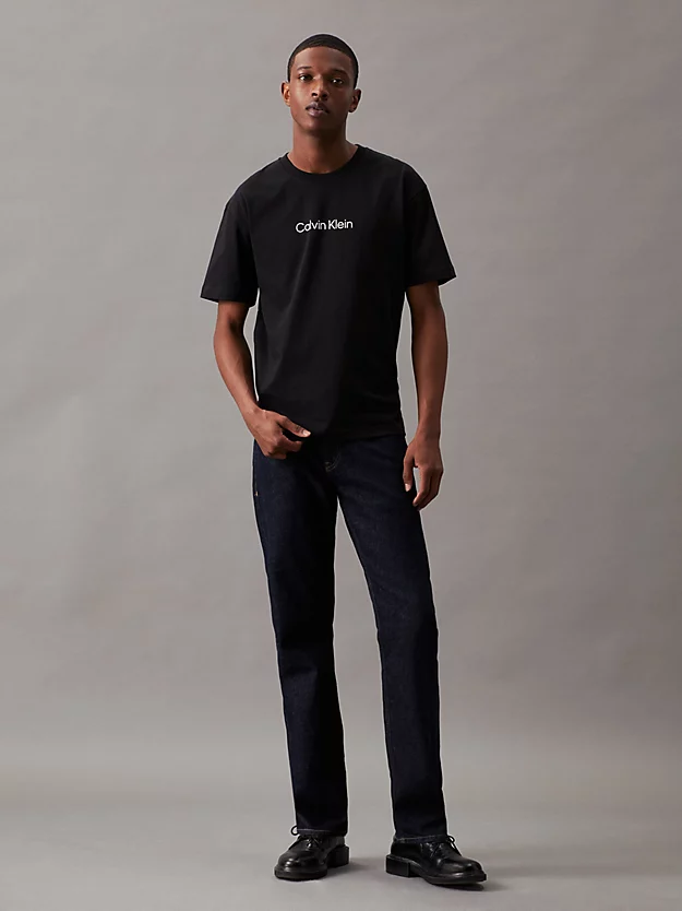 Camiseta de algodão com logotipo