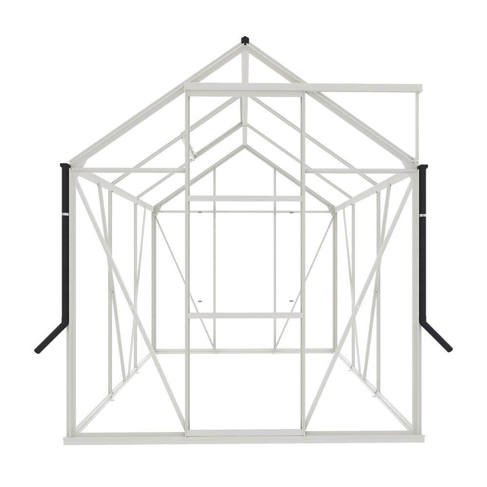 Royal Well Kate I - Tuinkas - Wit - 217x192x192 cm - Veiligheidsglas