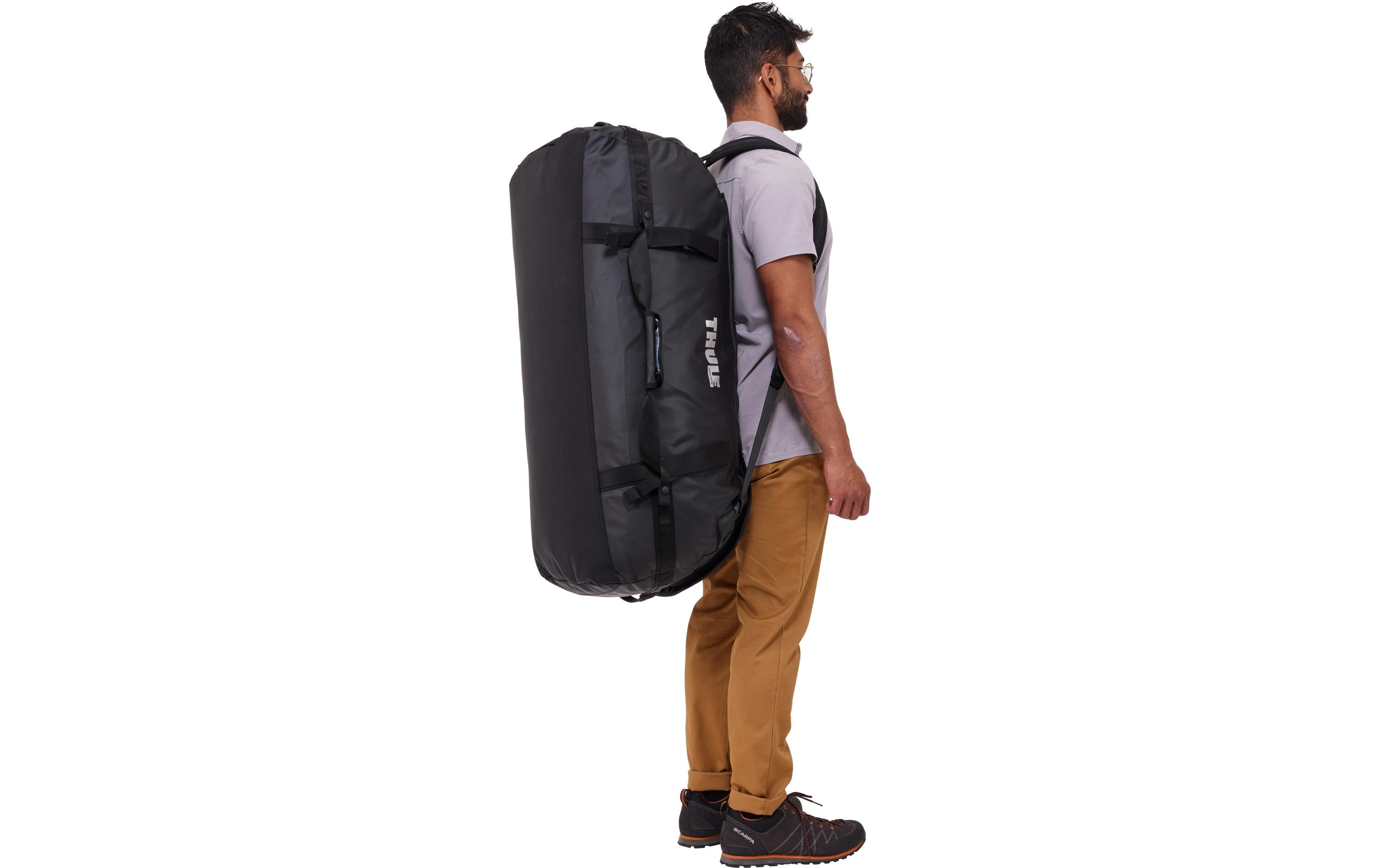 Duffle Bag Chasm 130 l, Black<br>Reisetasche und Rucksack in einem