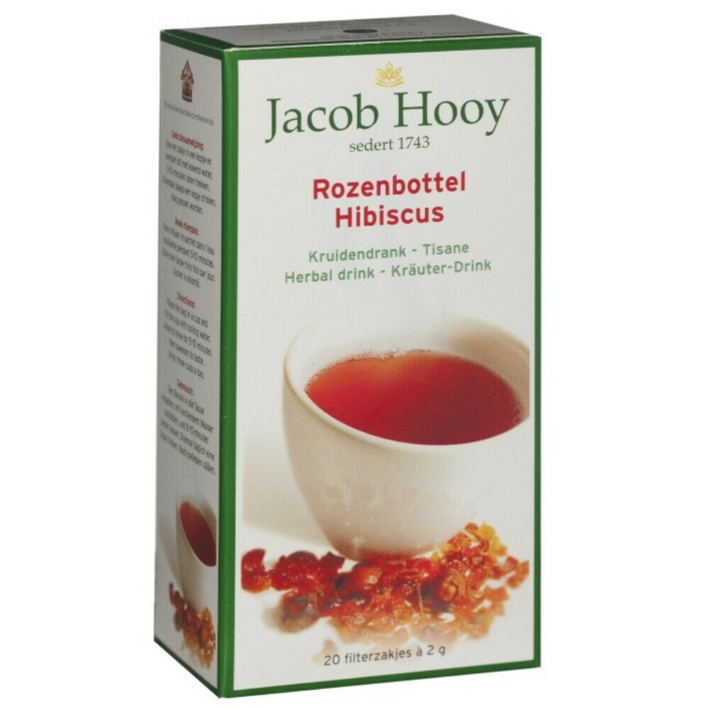 Jacob Hooy Thee Rozenbottel20 stuks