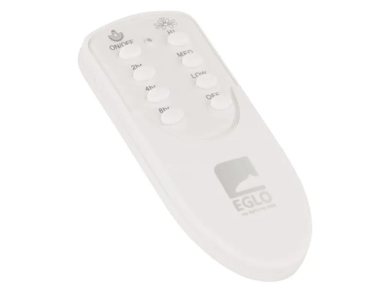 Eglo BONDI 1 - Køleblæser med lys - loftsmonteret - 122 cm - hvid mat