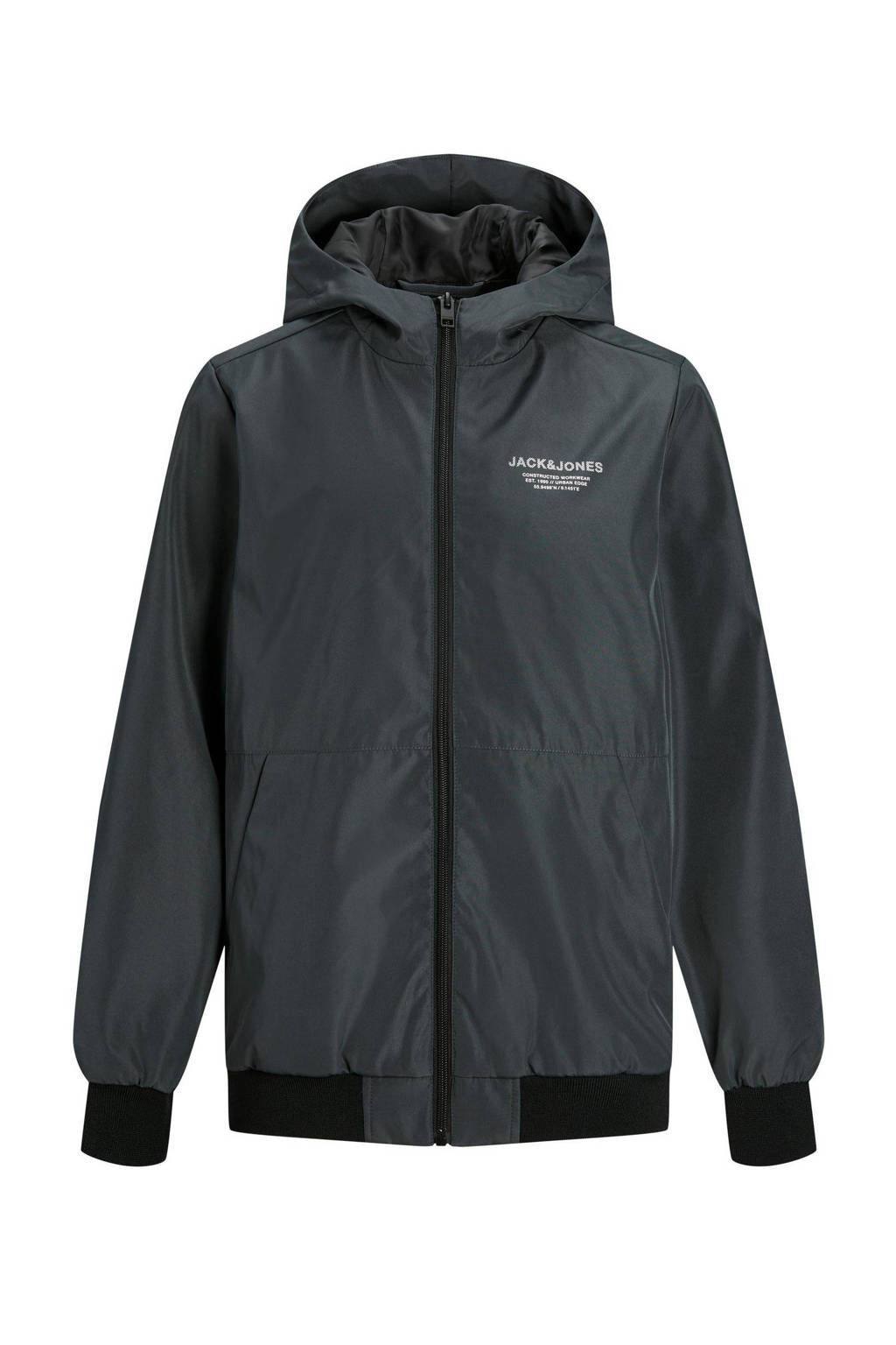 JACK & JONES zomerjas JJESEAM antraciet