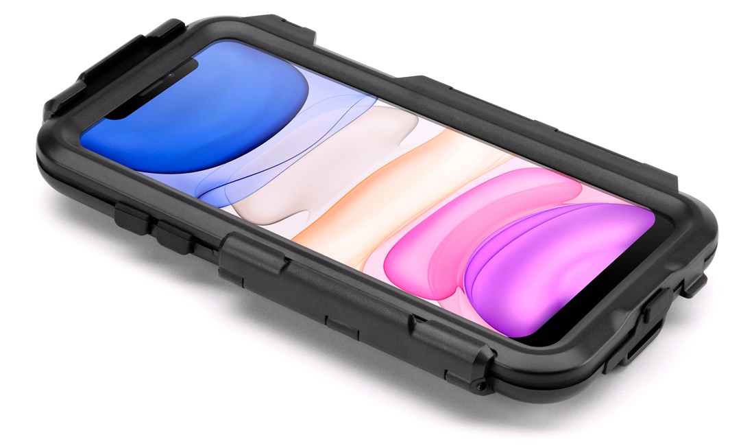 iPhone XR + 11 cover med cykelbeslag