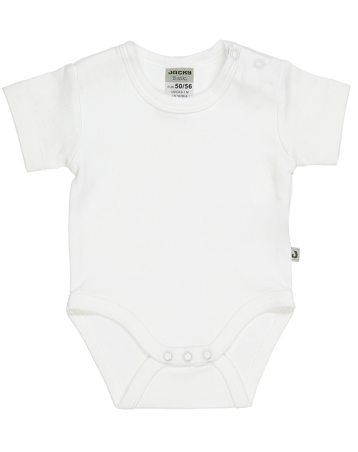 Kurzarm-Body BASIC JACKY 5er-Pack in weiß