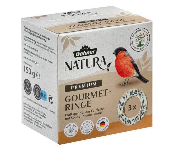 Dehner Natura Premium Wildvogel Gourmet-Ringe,