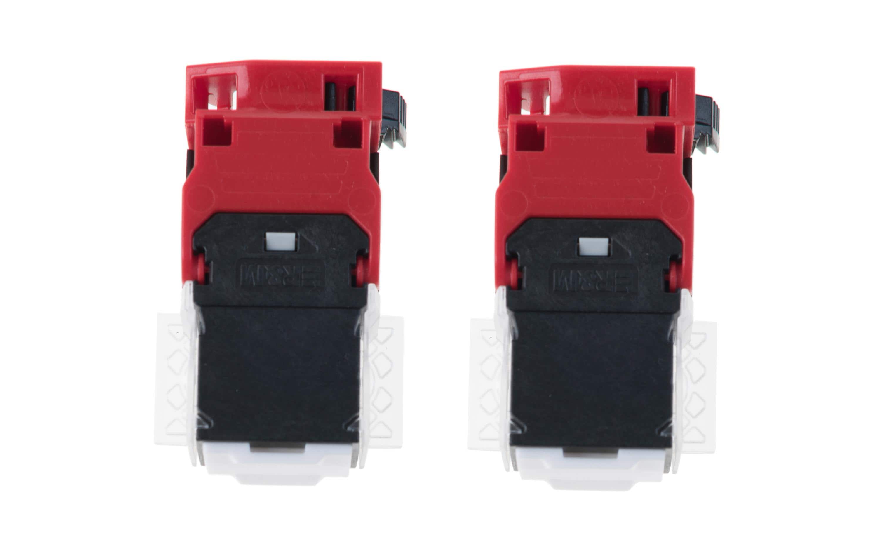 Netzwerkdose UP 2x RJ45 Kat. 6A ungeschirmtNetzwerkdose,