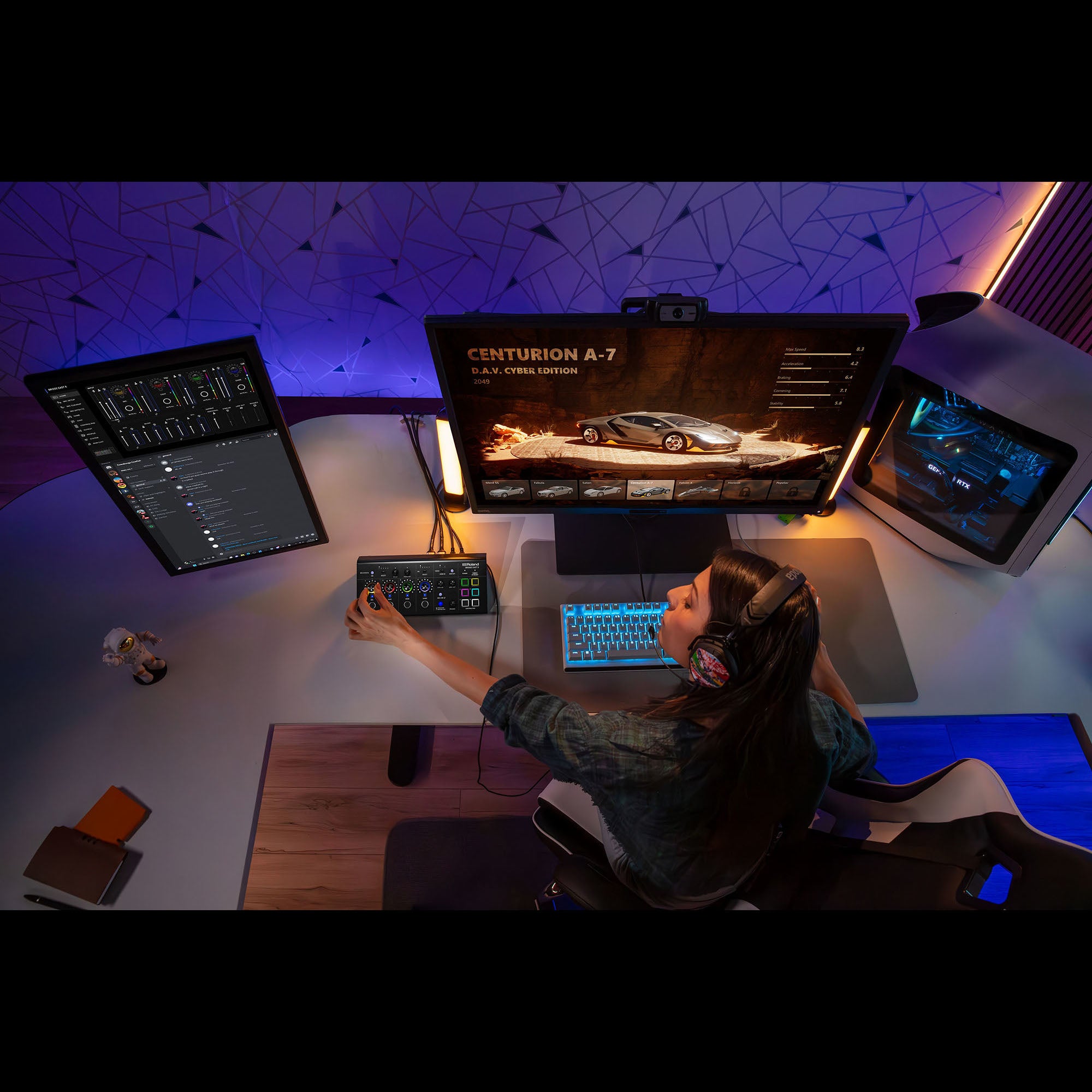 Roland Bridge Cast X gaming audio mixer