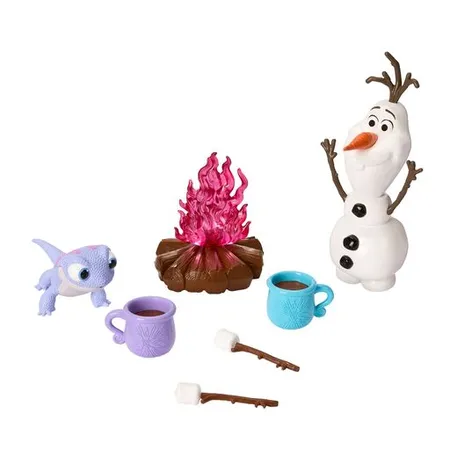 Mattel Disney Die Eiskönigin Olaf und Bruni am Lagerfeuer