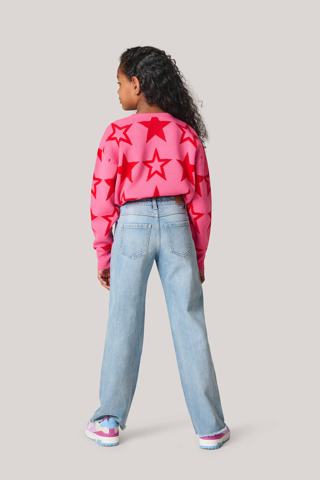 Shoeby straight high waist medium blue denim