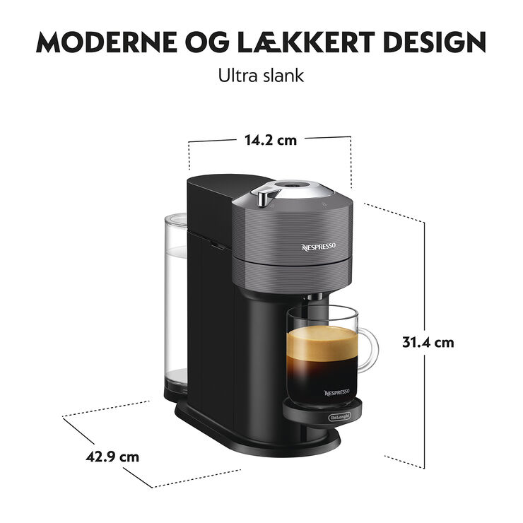 Nespresso Vertuo Next ENV120. GY Sort