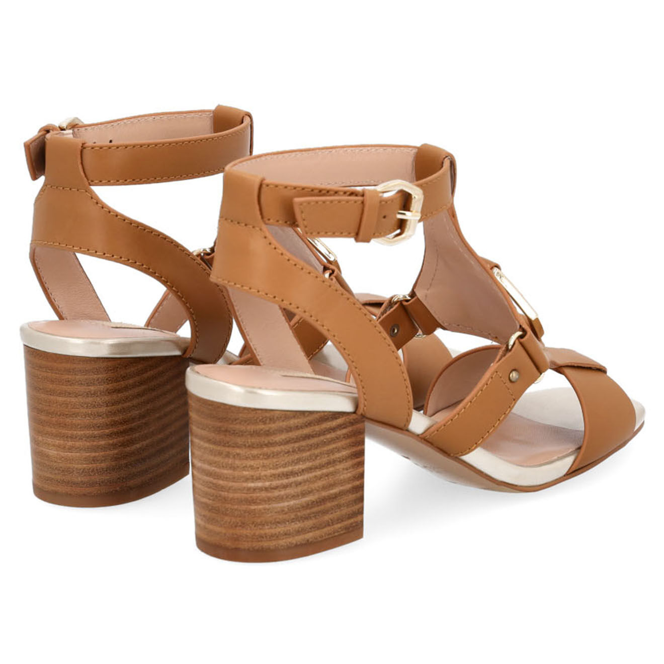 Liu-Jo Sandales en Cuir Noto marron -Talon 6 cm