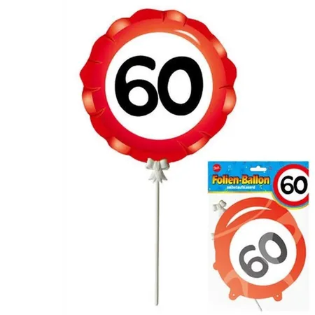 Udo Schmidt Selbstaufblasender ca. 18 cm großer Folienballon mit Motiv 