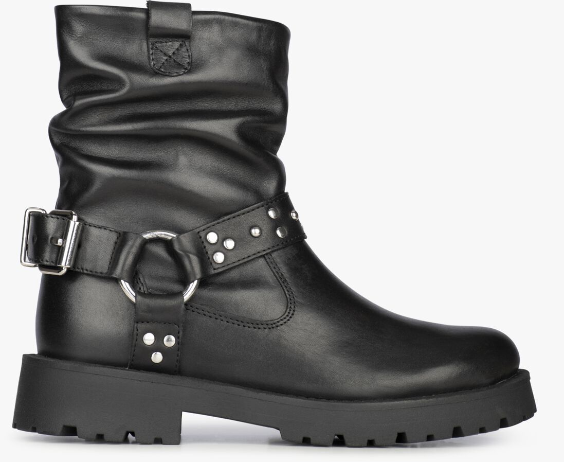 PS POELMAN zwarte ps poelman biker boots lein