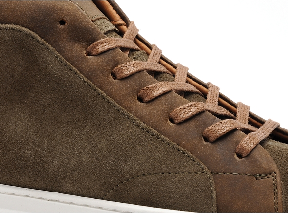 Schmoove boots bottine homme spark mid kaki