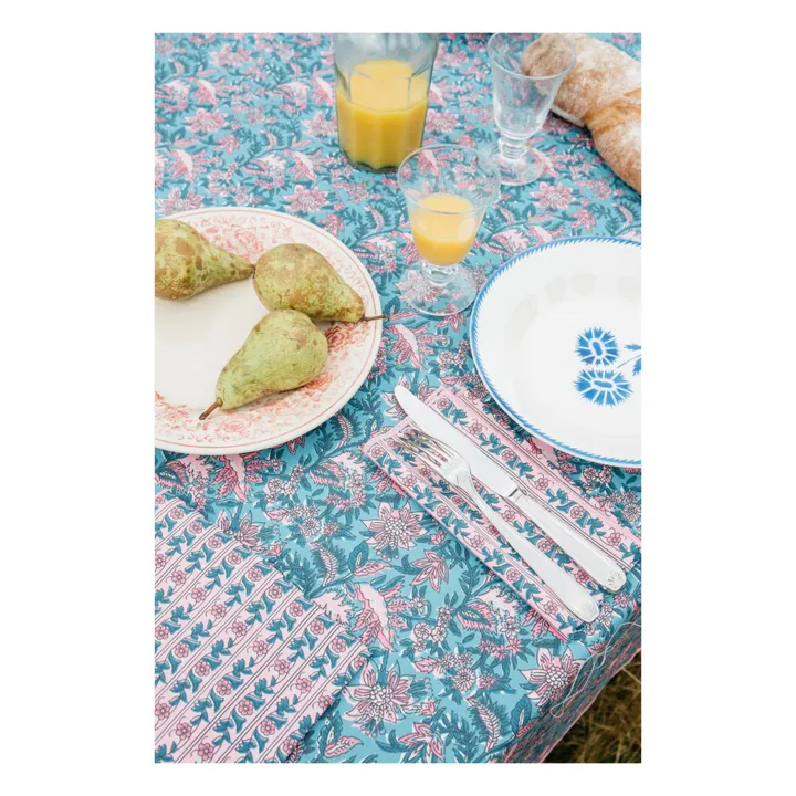 Louise Misha Nappe Carla en coton bio | Bleu