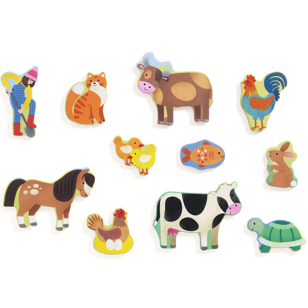 djeco reliëfpuzzel puzzlo campo - 22st