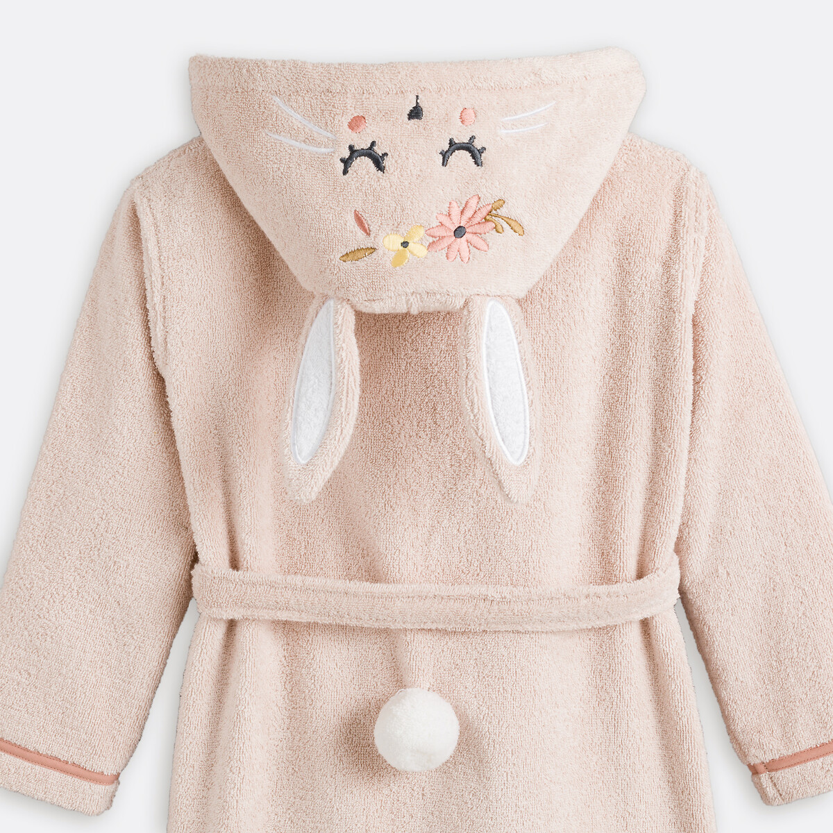 LA REDOUTE INTERIEURS<br>Roupão de banho infantil com capuz, em algodão orgânico, Florença
