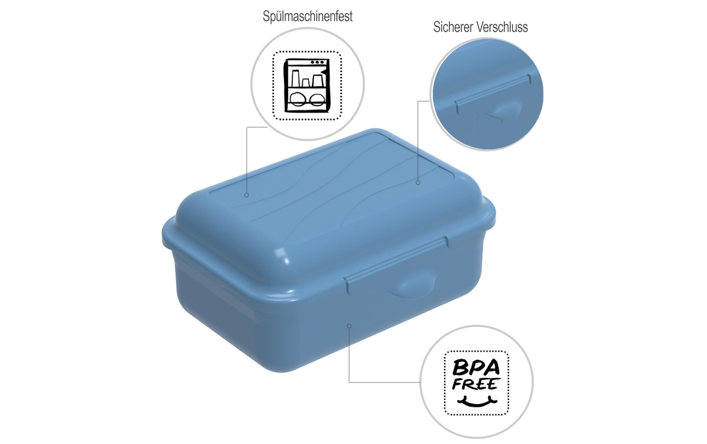 Lunchbox Fun 400 ml, BlauSnackdose für Unterwegs