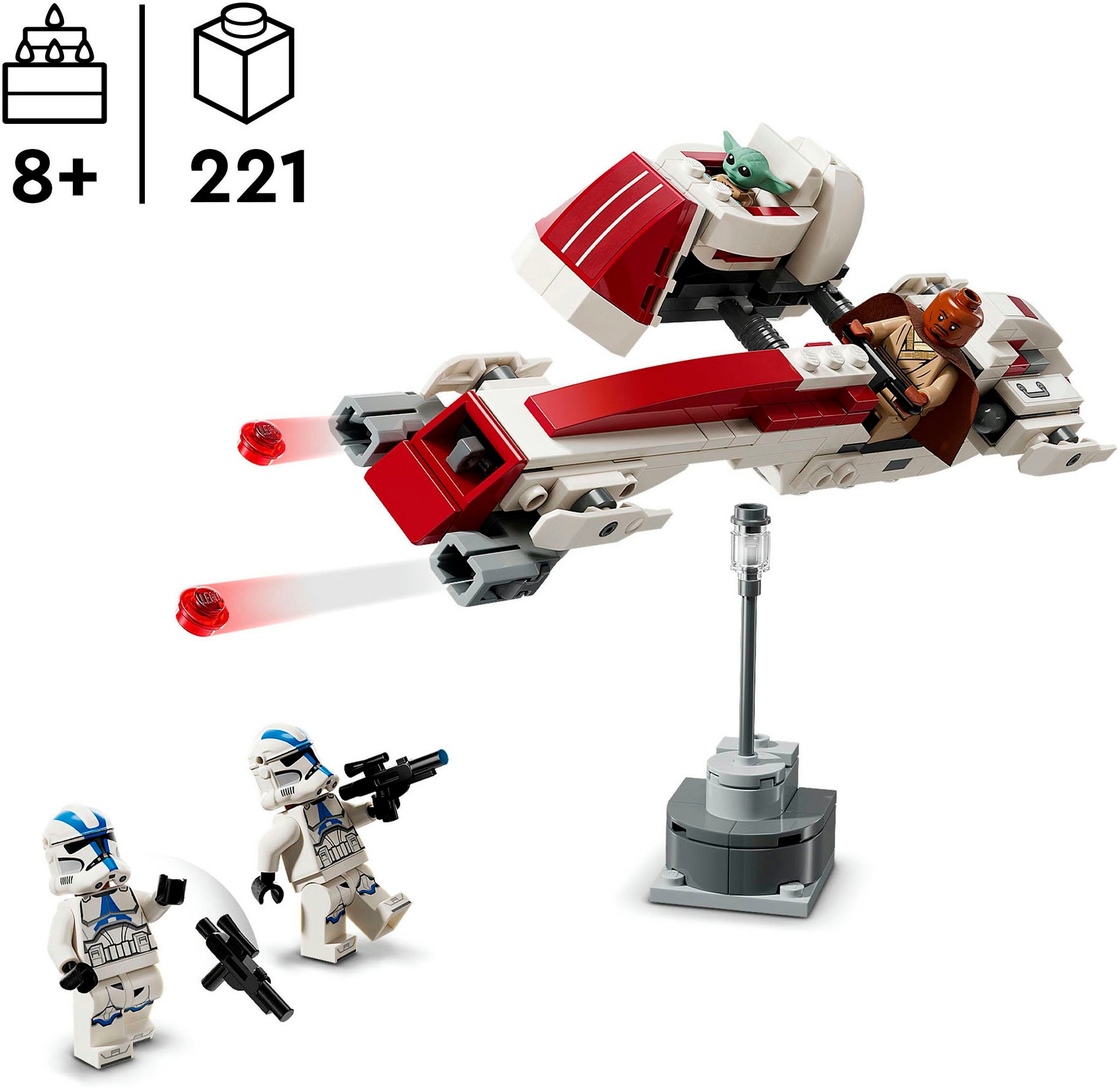 LEGO® Konstruktionsspielsteine »Flucht mit dem BARC Speeder™ (75378), LEGO Star Wars ™«
