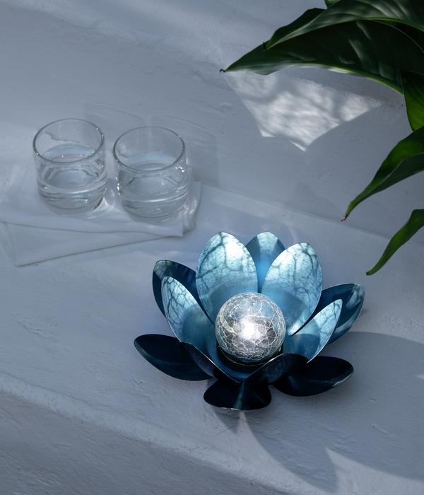 Dehner Solar-Lotus, ca. Ø27/H12 cm