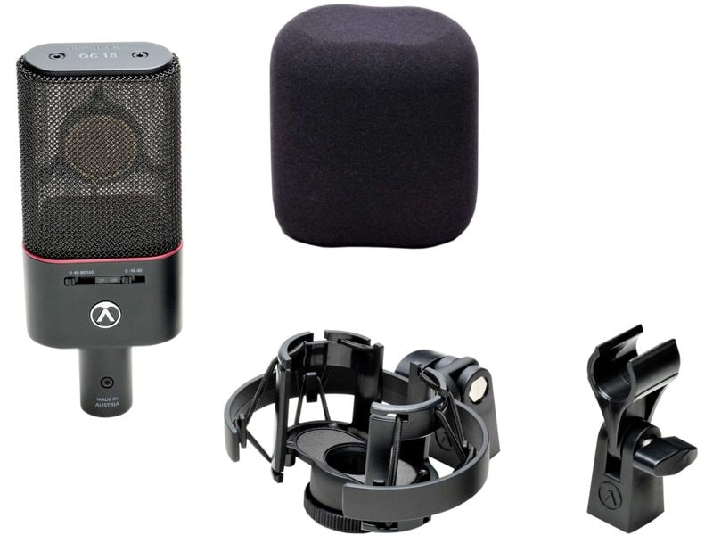 Austrian Audio Mikrofon OC18 Studio Set Kondensator-Grossmembranmikrofon mit Zubehör
